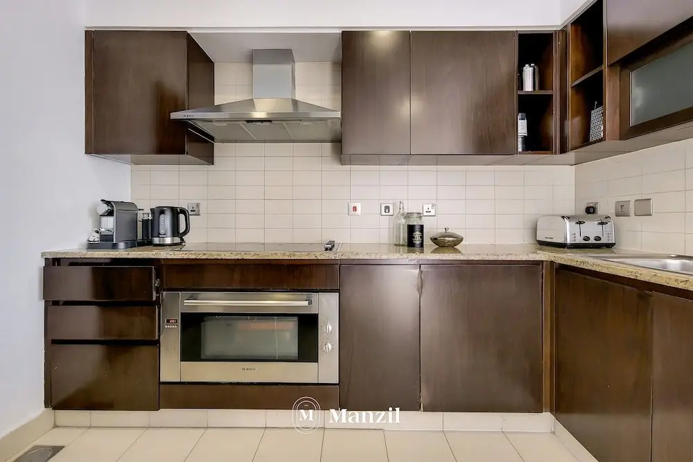 Дубай: Manzil - Splendid 3BR in Palm w Pvt Beach Access