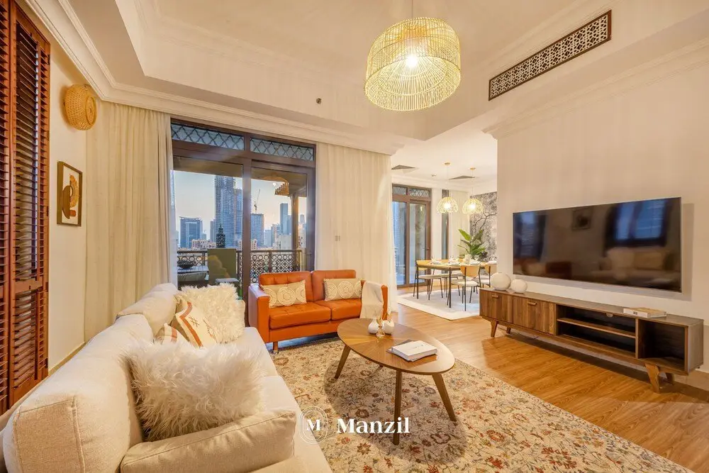 Дубай: Manzil -2BR Penthouse w full Burj View in Downtown