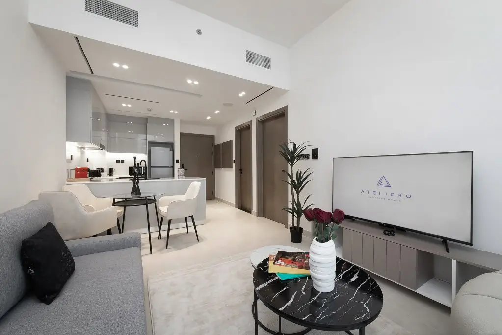 Дубай: Апартаменты Stylish 1BR with view on Burj Khalifa