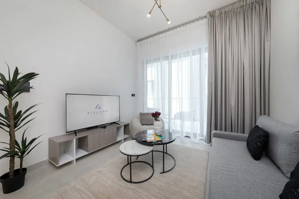 Дубай: Апартаменты Stylish 1BR with view on Burj Khalifa