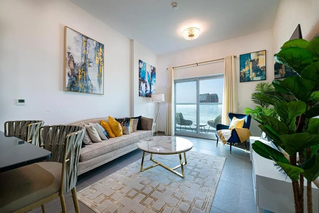 Дубай: Luxury 1BDR Apt in Al Barsha with beautiful city skyline views