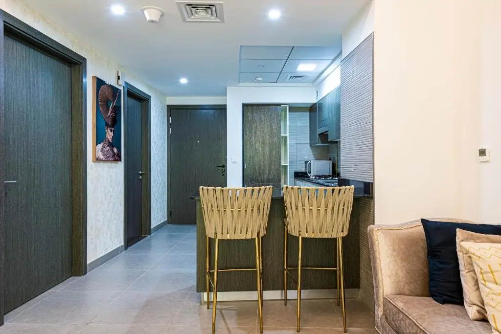 Дубай: Luxury 1BDR Apt in Al Barsha with beautiful city skyline views
