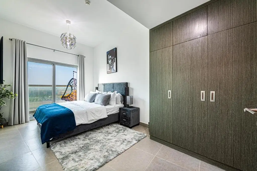 Дубай: Luxury 1BDR Apt in Al Barsha with beautiful city skyline views