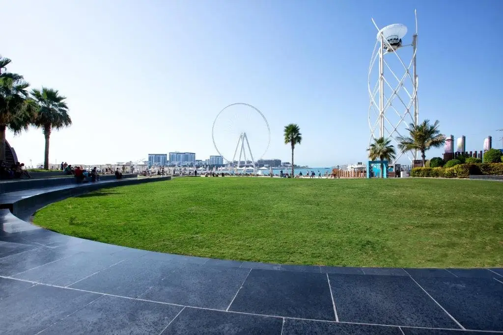 Дубай: Sea View 1BD apartment in front of The Beach JBR