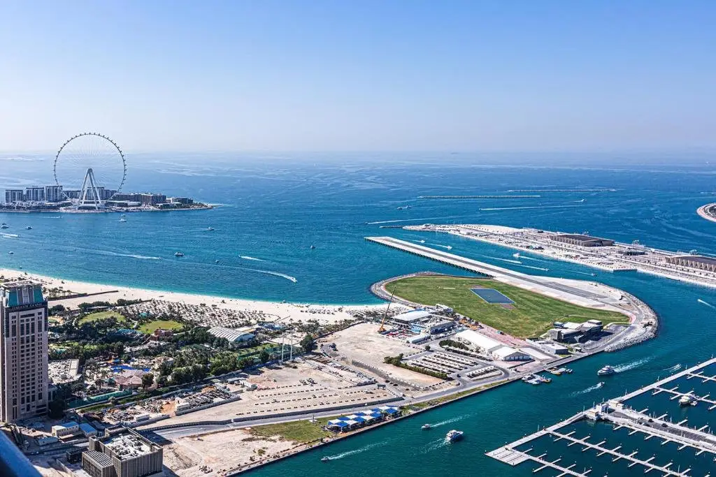 Дубай: Princess Tower Dubai Marina 2BD apartment