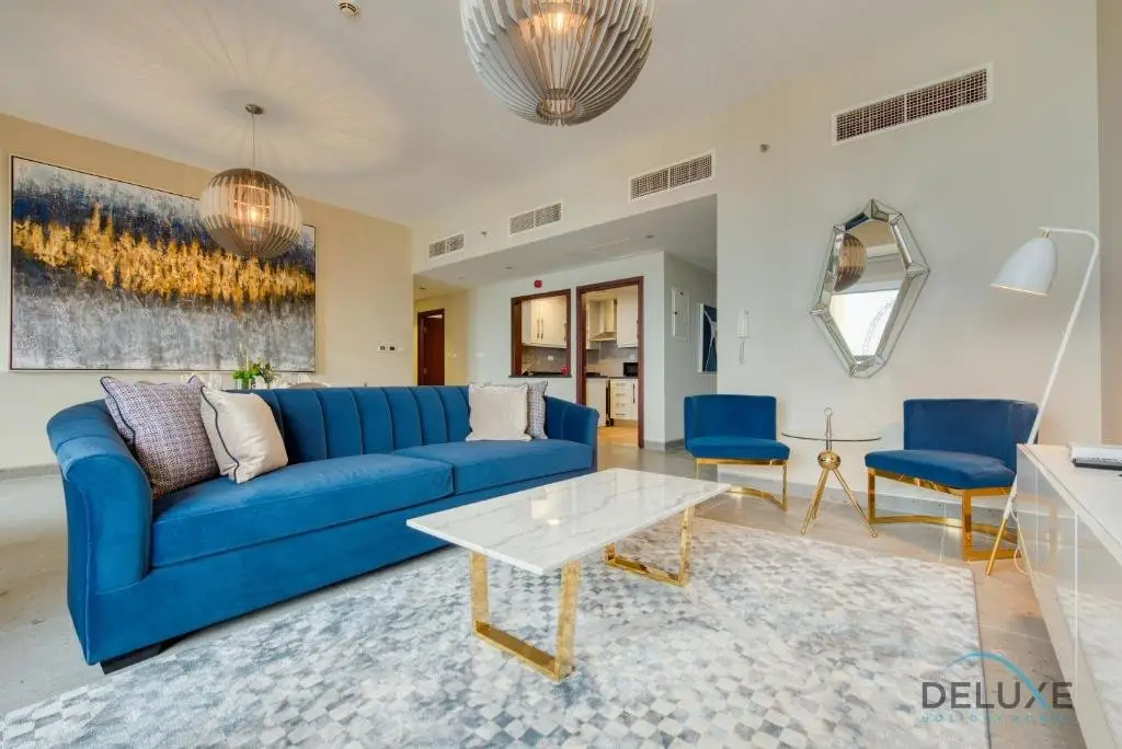 Sophisticated 2BR with Assitant's Room in Amwaj 4 JBR by Deluxe Holiday Homes — фото 1