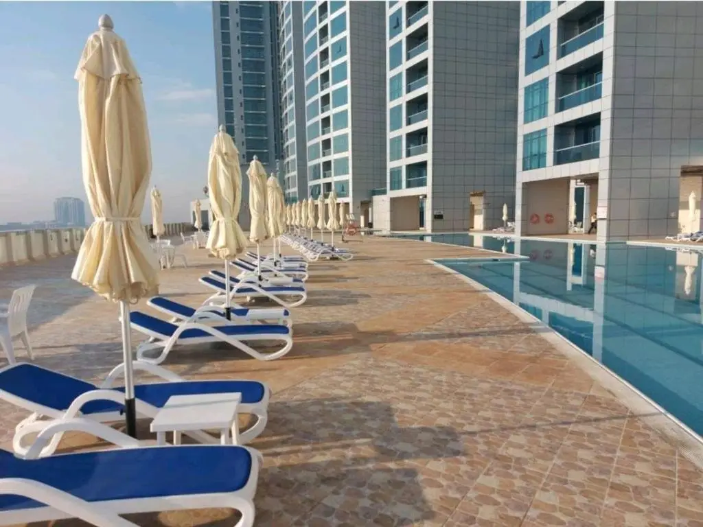 Аджман: Awesome 2 bedroom apartment with beachfront