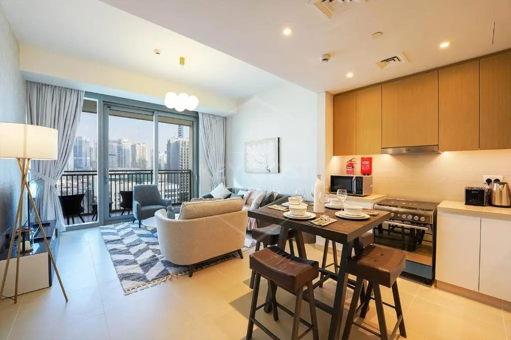 Дубай: KeyHost - Modern 1BR Sea View - 52 42 Towers Dubai Marina - K1240