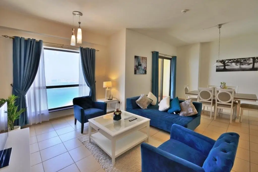 Дубай: Icon Casa Living - Amazing Full Sea View 2 Bedroom at Rimal 6 JBR
