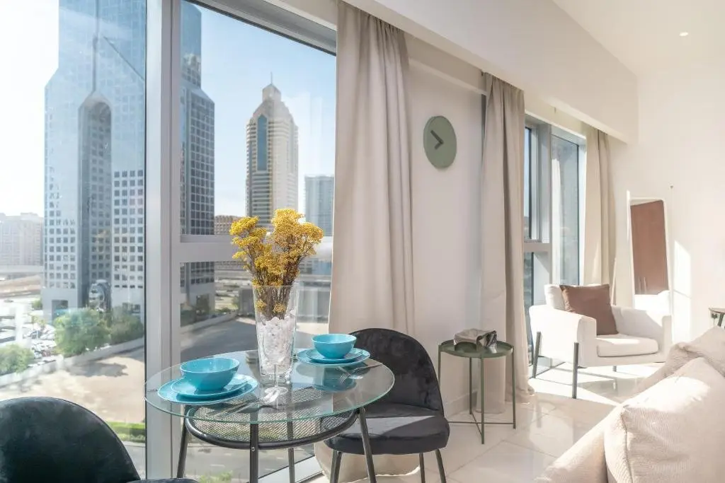 Дубай: HiGuests - Studio with Chic Decor, 6-min from Burj Khalifa