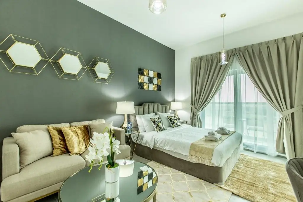 Дубай: Primestay - Chic & Gorgeous studio in Al Barsha