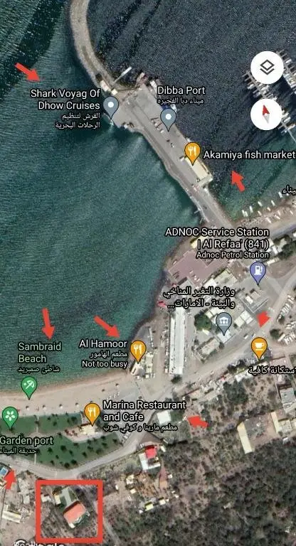 Дибба: Dar Al Nour, partial Ocean view