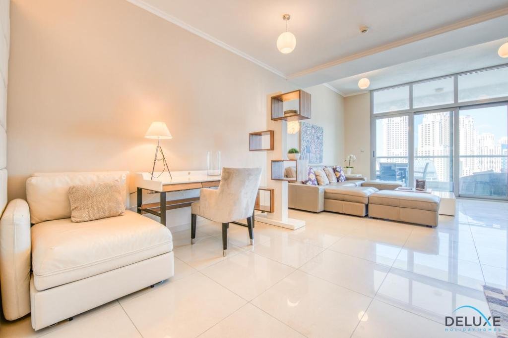 Дубай: Two Bedroom Apartment in Dec Tower T2, Dubai Marina by Deluxe Holiday Homes