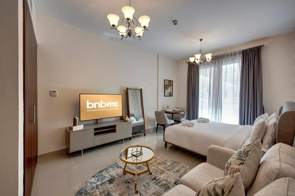 Дубай: Classic Studio Apt |  of the JVC | by bnbmehomes