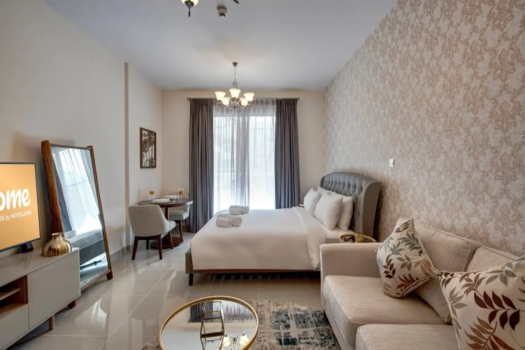 Дубай: Classic Studio Apt |  of the JVC | by bnbmehomes