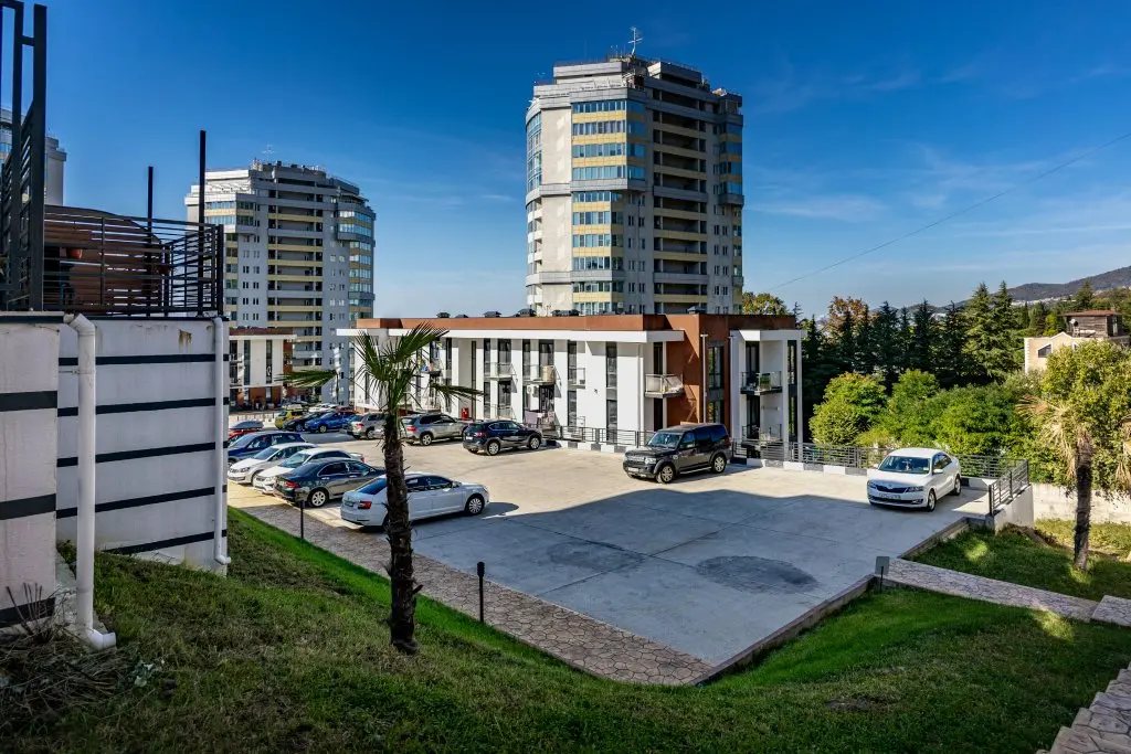 Сочи: Апартаменты Casablanka Hit с балконом с видом на море