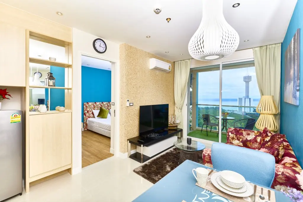 Паттайя: Апартаменты Grande Carribean sea view Jomtien beach
