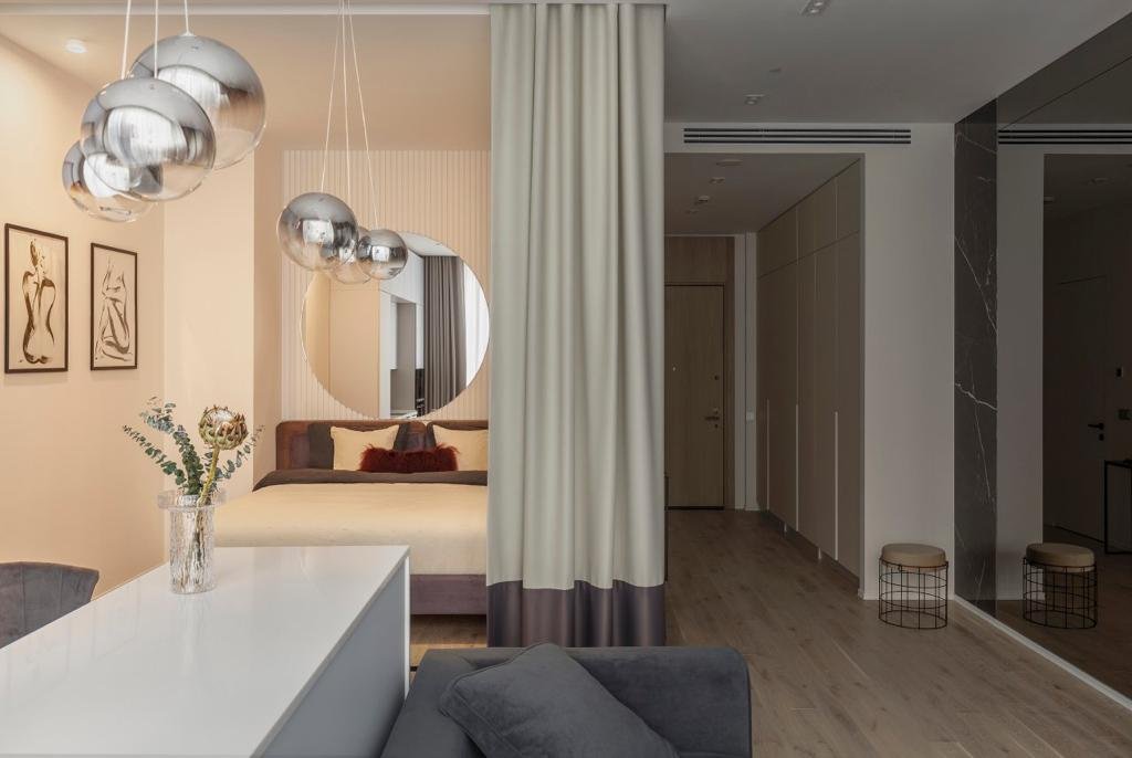Москва: Апартаменты Luxury Studio Moscow City 35 этаж