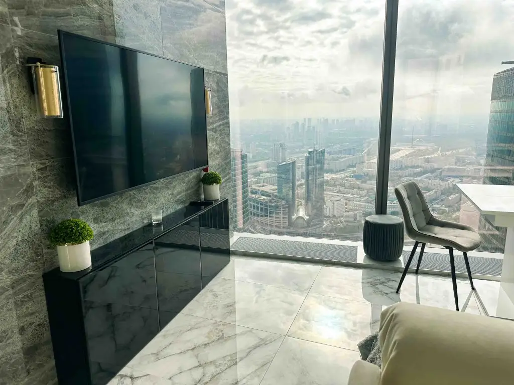 Москва: Апартаменты skyrent24 Москва сити 80 этаж Sky Level