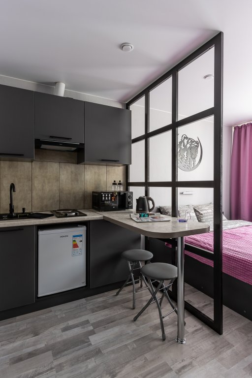 Кировск: Апартаменты Живи у Склона Studio 2 Pink