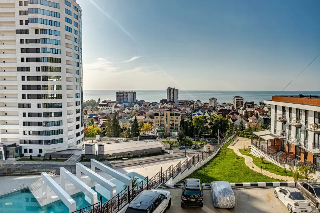 Сочи: Апартаменты Casablanka Hit с большой террасой  с видом на море
