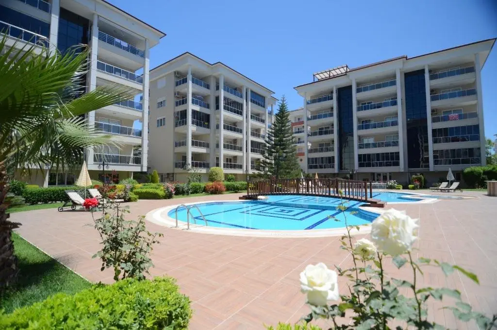 Аланья: Luxury Four Seasons Residence Alanya Kestel 1+1 Apartment