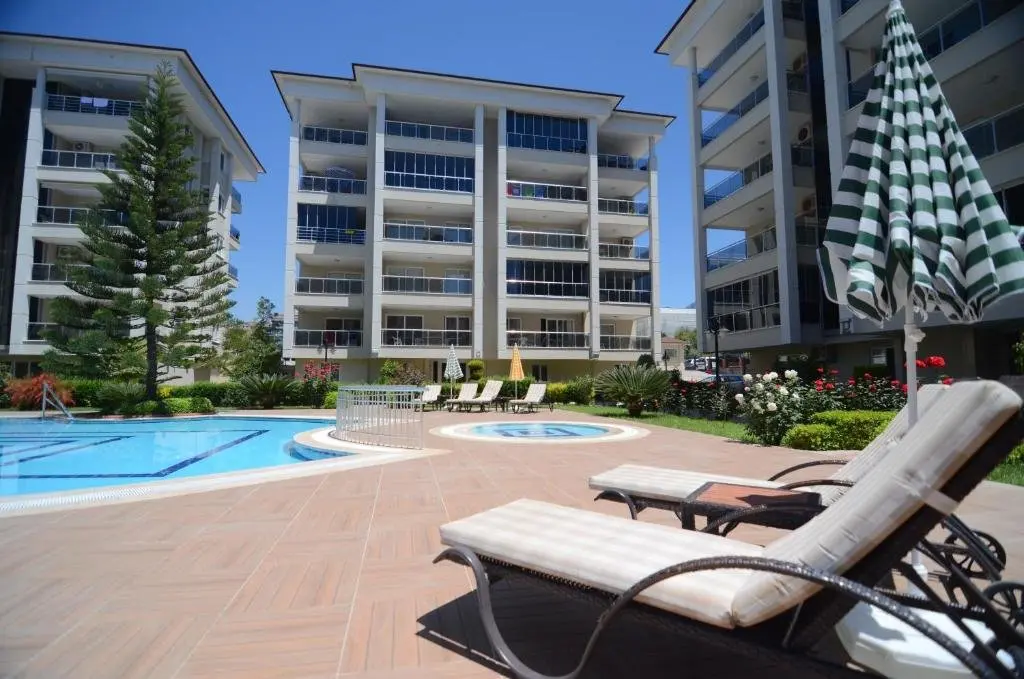 Аланья: Luxury Four Seasons Residence Alanya Kestel 1+1 Apartment