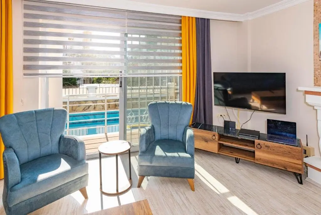 Фетхие: Villa Yasam Park - Luxury 8 Person - Fethiye Calis Beach 90mt