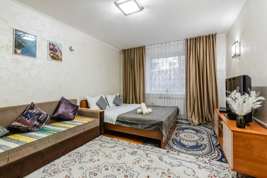 Алматы: Meridian Apartments (Мередиан Апартментс) на улице Сергея Маркова