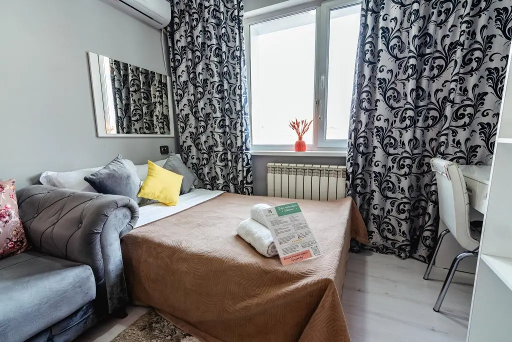 Алматы: Meridian Apartments (Мередиан Апартментс) на улице Шевченко