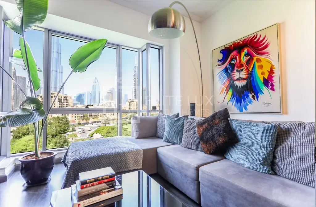 Дубай: Апартаменты Elite LUX Holiday Homes - Luxe 2BR Stunning Burj Khalifa View Downtown Dubai