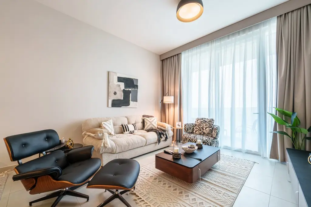 Дубай: Апартаменты Marco Polo, Cozy 2BR with Splendid Dubai Frame & Skyline View