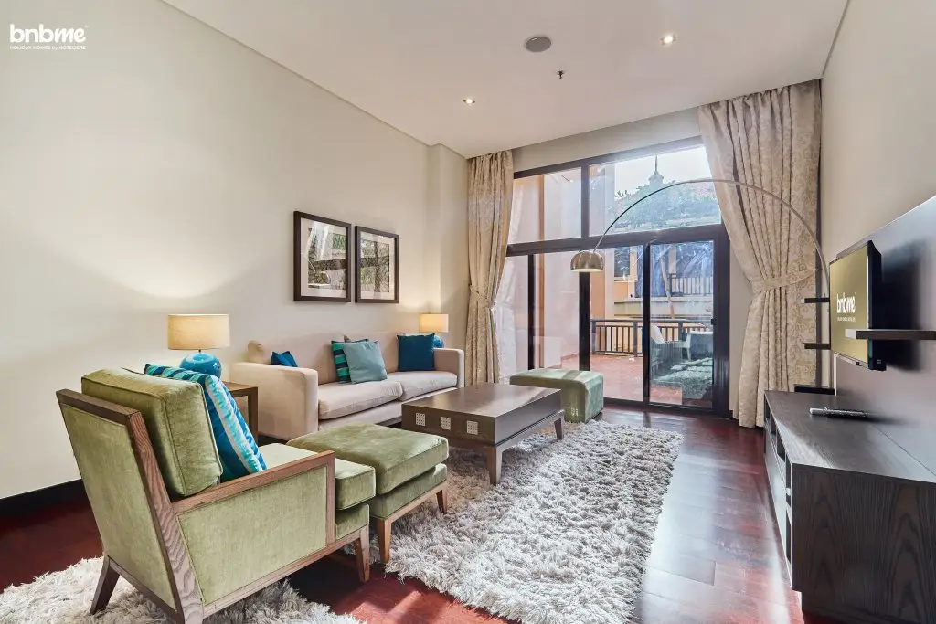 Дубай: Апартаменты Bnbmehomes, Pvt Terrace 1 BR in Palm Jumeirah G09