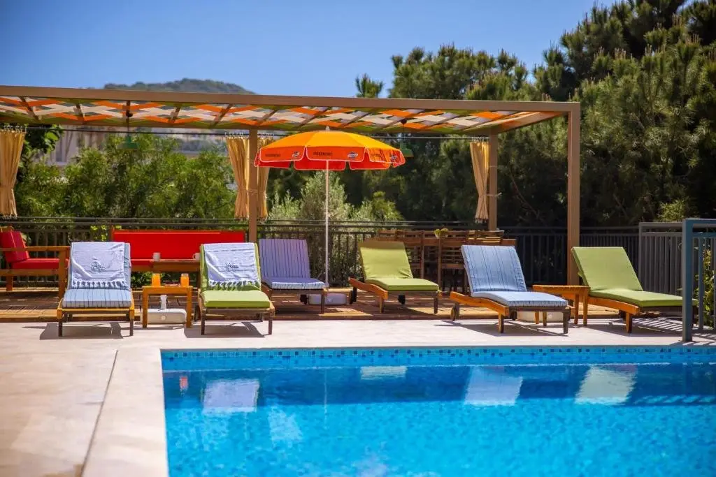 Каш: Kaş, deniz manzaralı, 6 kişilik villa