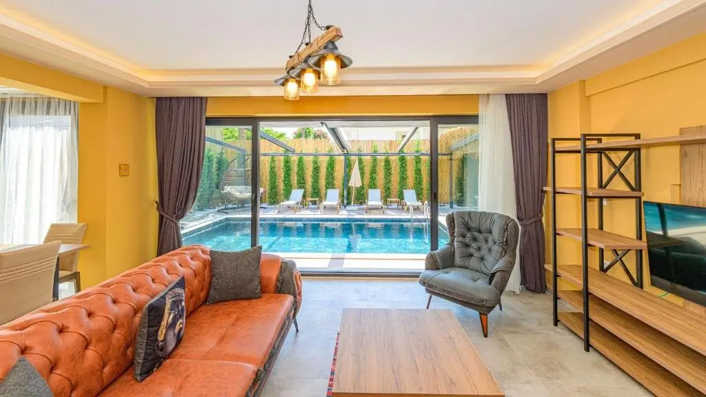 Фетхие: Söğüt 3 - 4 Bedroom with jacuzzi in Fethiye