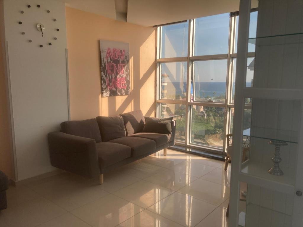 Аланья: NorthStar LUXURY DUPLEX SEE VIEW 100m BEACH 2 bedrooms, 2 bathrooms, living room sofa 2 terraces, 1 balcony high floor Alanya Kestel