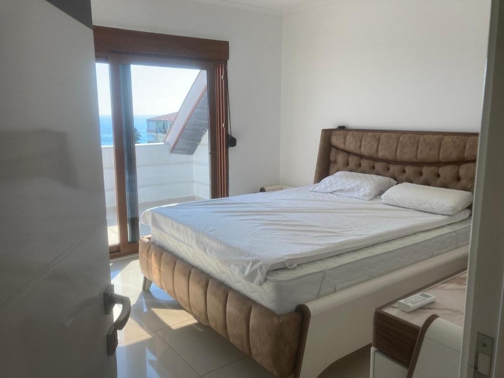 Аланья: NorthStar LUXURY DUPLEX SEE VIEW 100m BEACH 2 bedrooms, 2 bathrooms, living room sofa 2 terraces, 1 balcony high floor Alanya Kestel
