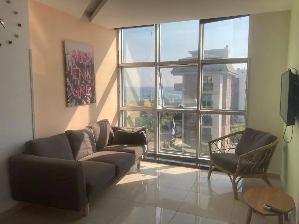 Аланья: NorthStar LUXURY DUPLEX SEE VIEW 100m BEACH 2 bedrooms, 2 bathrooms, living room sofa 2 terraces, 1 balcony high floor Alanya Kestel