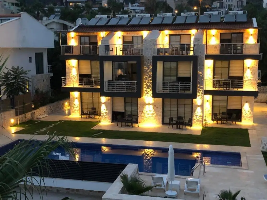 Калкан: Stonehouse Aparts Dublex 3+1 mit Meerblick und Jakuzzi Kalkan No:5
