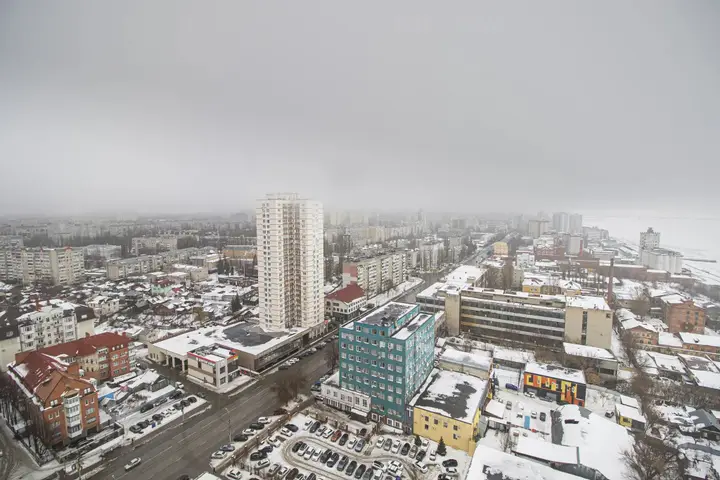Саратов: Апартаменты Apato с видом на Волгу с 25 этажа