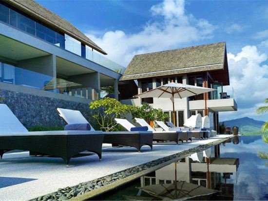 Самуи: Bophut Beach 6 Bedroom Sea View Pool Villa