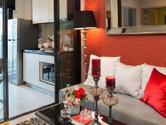 Паттайя: The Base Balcony Net Red Apartment Infinity Pool High Rise Sea View Room B1