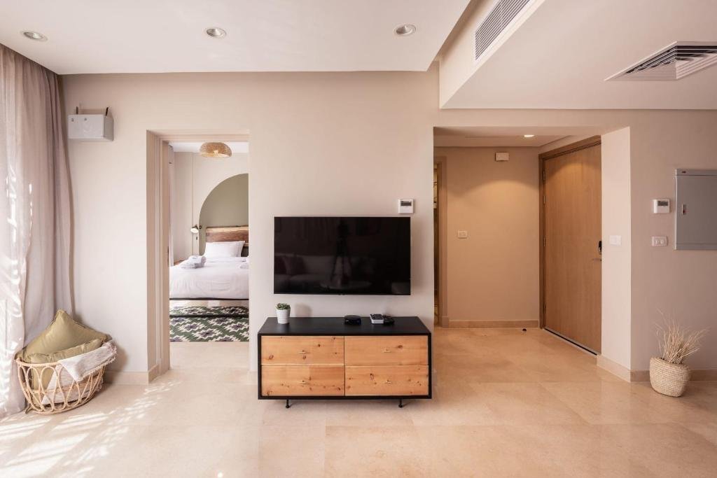 Эль-Гуна: Earthy & Tranquil 1 BR Apt with Pool & Beach Access
