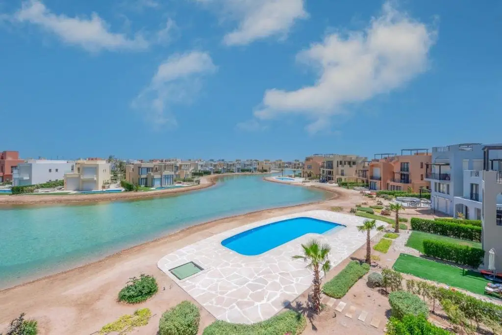 Эль-Гуна: Brand-new 1-Bedroom in Tawila, Lagoon & Pool View