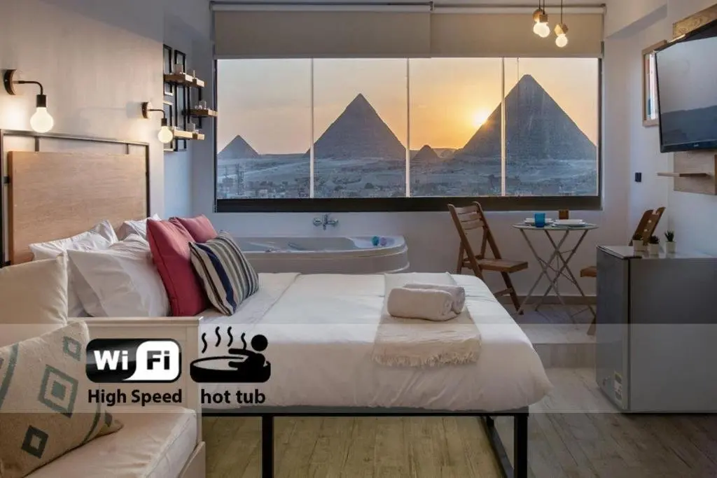 Гиза: Jacuzzi By The Historic Giza Pyramids - Apartment 4