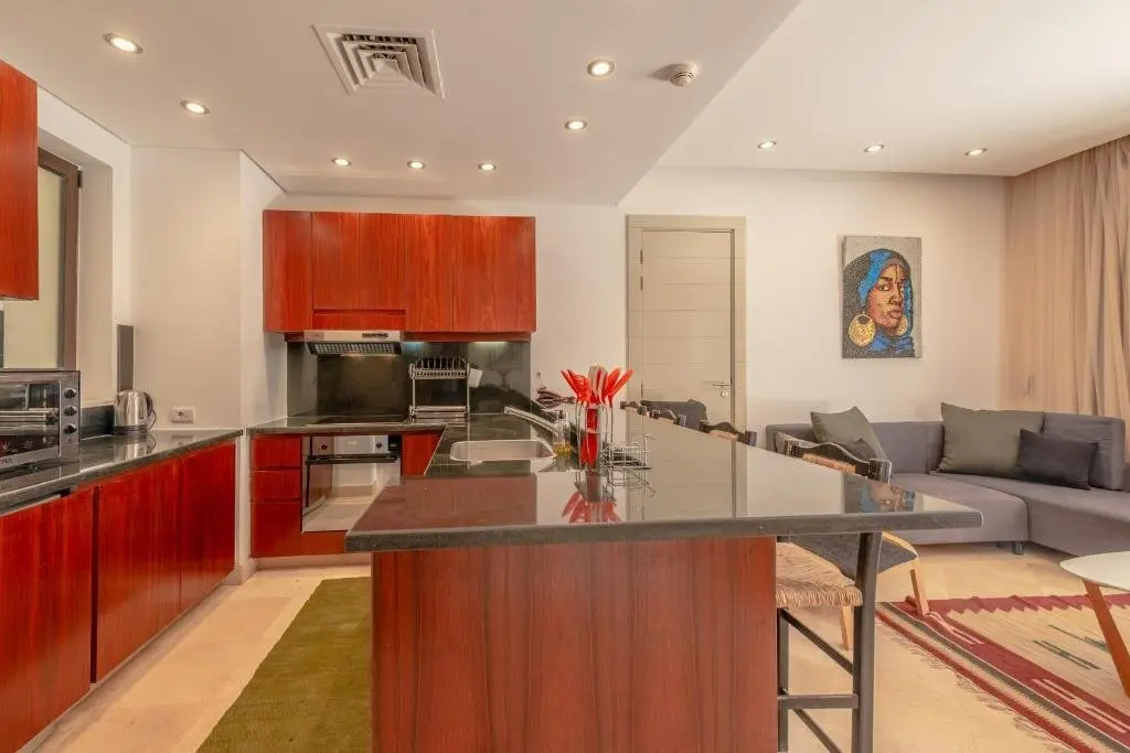 Эль-Гуна: Classy 1-Bedroom Apartment in Ancient Sands with Pool View