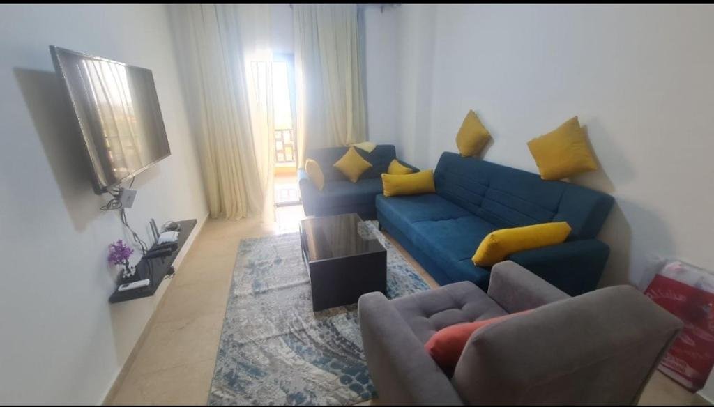 Хургада: Beautiful 2 bedroom apartment overlooking the sea and swimming pools for recreation and spending time with the beauty of nature