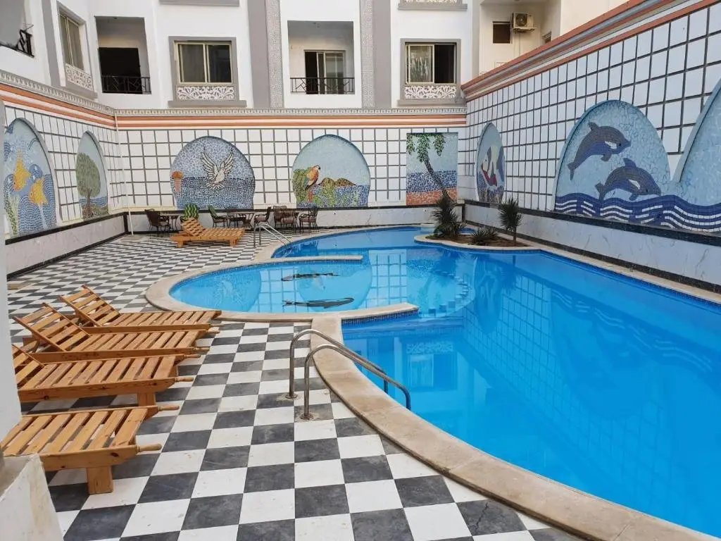 Хургада: Studio pool view next to the Marina,Sheraton Plaza 320