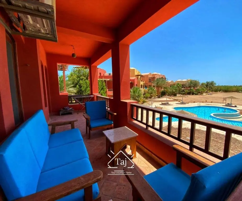 Эль-Гуна: Taj Home, Amazing pool and lagoon view 2bedrooms apartment