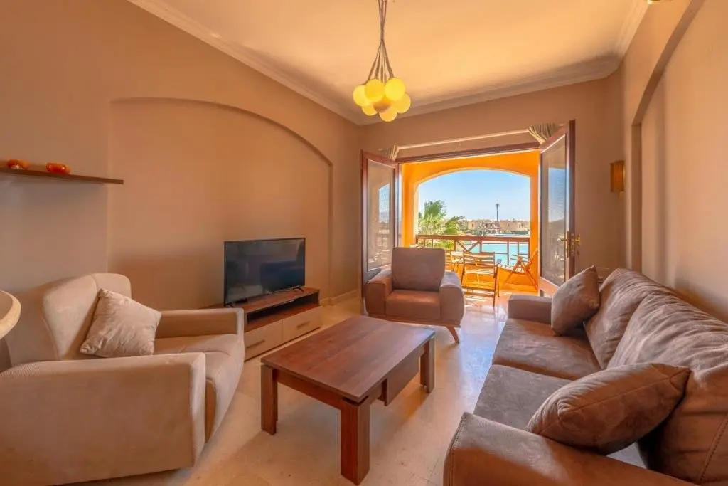 Эль-Гуна: Sabina Classy 1 BR Apartment Lagoon view & Pool El Gouna
